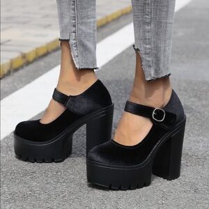 Mary Jane high heels